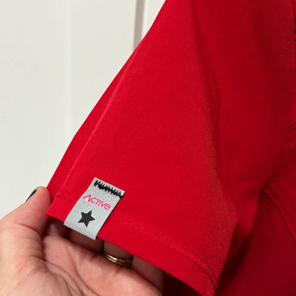 ScrubStar XS Red‎ Scrub Shirt - Picture 4 of 6